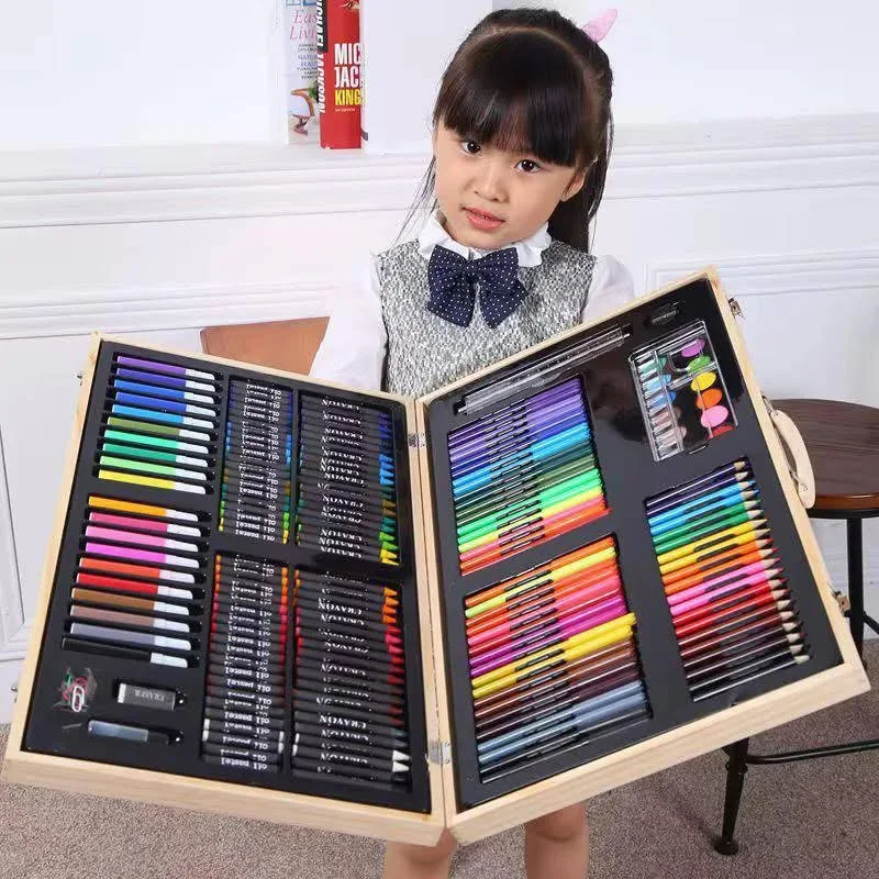 MALETTE ARTISTIQUE PREMIUM : Le Studio de Coloriage Nomade (150 Pièces)