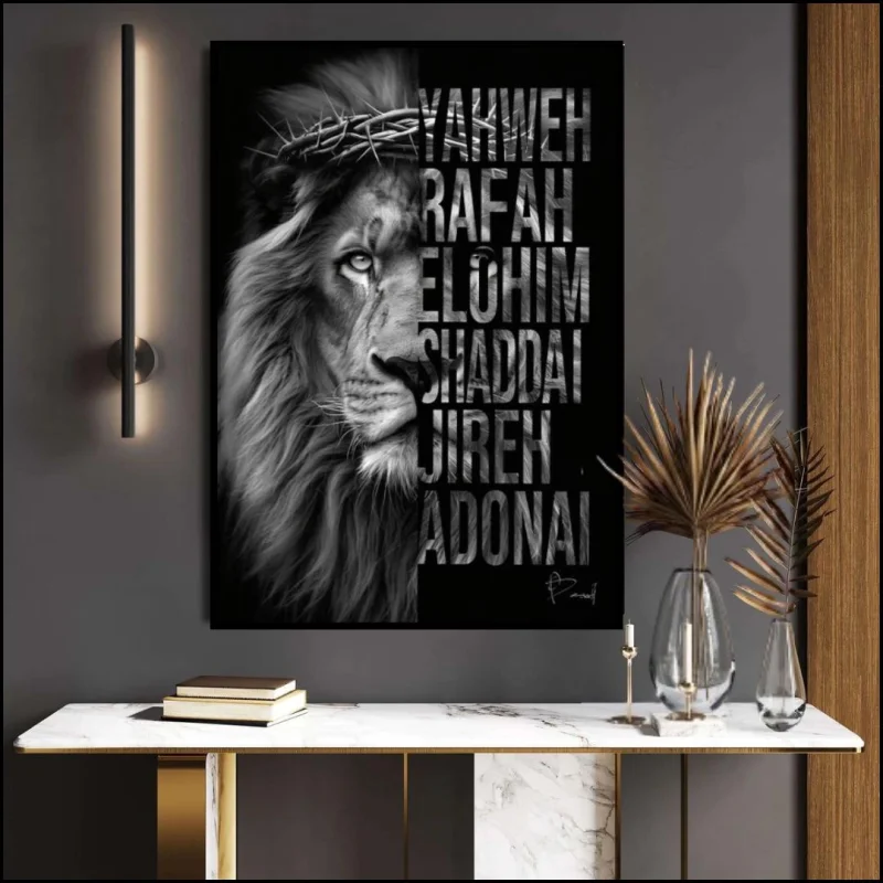 TABLEAU LION YAWHE