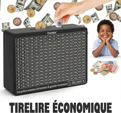 Tirelire Évolution : Cocher, Épargner, Réussir