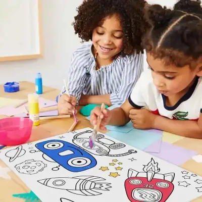 ROULEAU DE COLORIAGE GÉANT : L’Espace Créatif Sans Limite